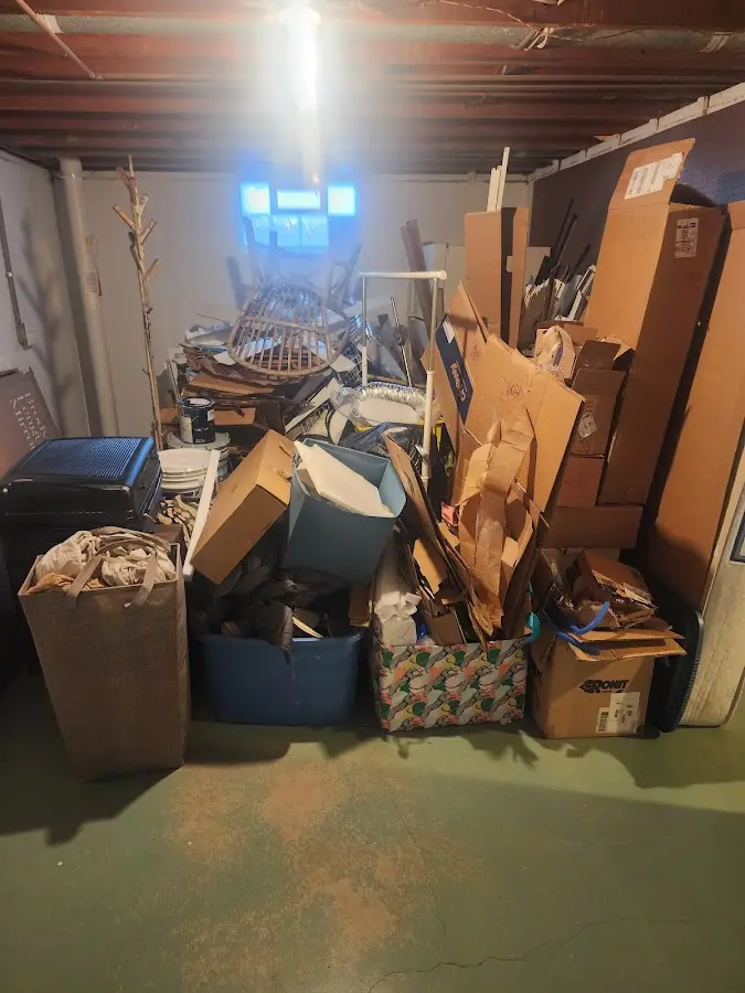 Roll-off dumpster container at job site for Roll Off Dumpster Rental in Kaplan